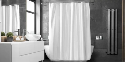 Bathroom window curtains