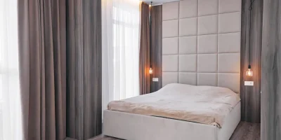 Bedroom curtains and custom drapes