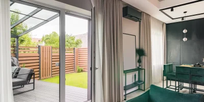 Custom drapes in Calgary for patio doors and large sliding windows